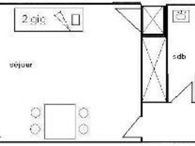 Studio 2pers LE FRANCE PLAGNE CENTRE - Plagne Centre