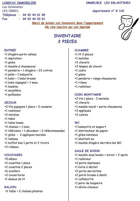 Appartement Les Eglantines 817 - Les Orres