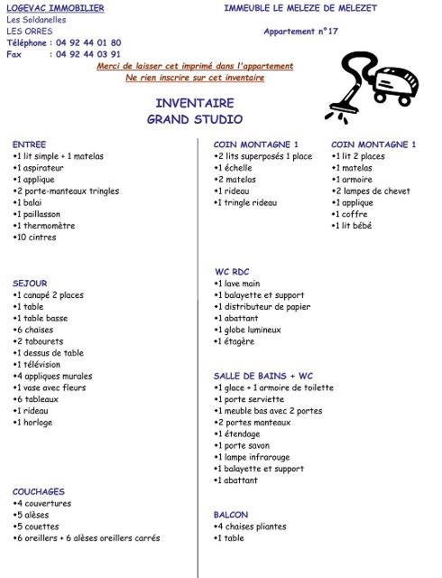 Appartement Le Meleze 705 - Les Orres