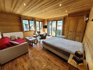 Appartement centre-station avec balcons, 3 étoiles, proche commerces et pistes, 5-6 pers. FR-1-598-106 - Les Gets