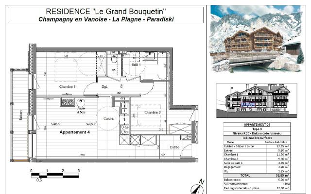 Appartements LE GRAND BOUQUETIN - Plagne - Champagny en Vanoise