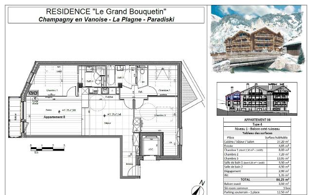 Appartements LE GRAND BOUQUETIN - Plagne - Champagny en Vanoise