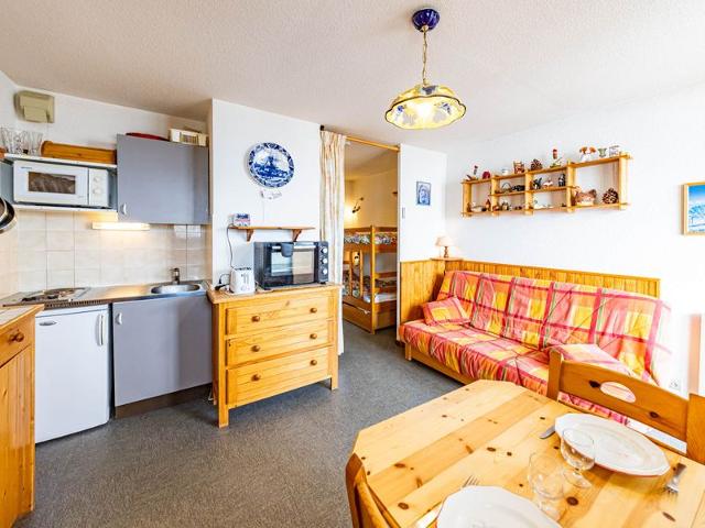 Studio cosy 4 pers, balcon, au pied des pistes FR-1-807-33 - Saint François Longchamp