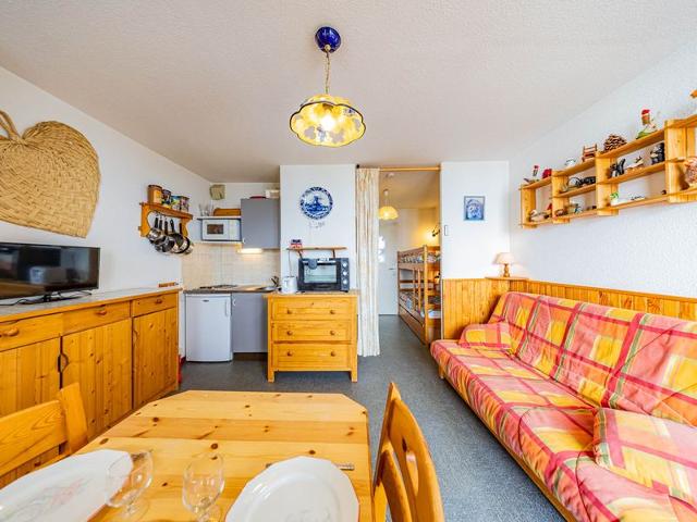 Studio cosy 4 pers, balcon, au pied des pistes FR-1-807-33 - Saint François Longchamp