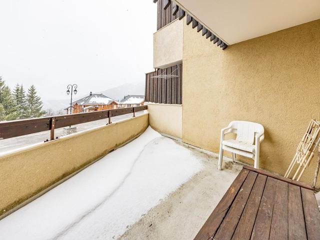 Studio cosy, 4 pers., 22m² avec balcon exposé sud, pied des pistes, proche commerces à 1650m d'altitude FR-1-807-43 - Saint François Longchamp