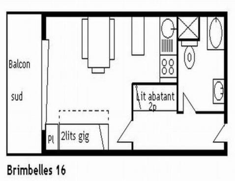 LES BRIMBELLES/16 - Méribel Centre 1600 