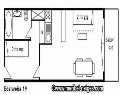 L'EDELWEISS/19 - Méribel Centre 1600 