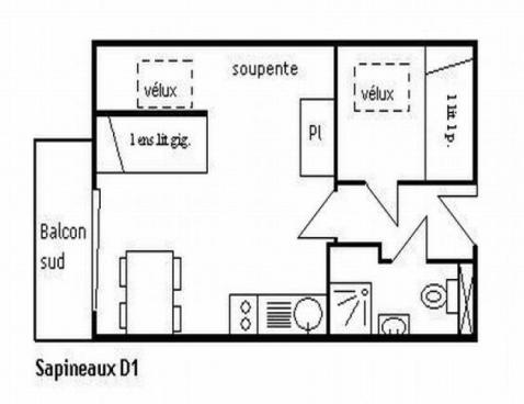 LES SAPINEAUX/401 - Méribel Centre 1600 