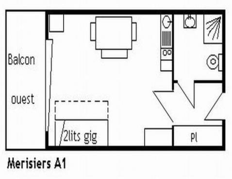 LES MERISIERS/101 - Méribel Centre 1600 