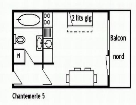 LE CHANTEMERLE/5 - Méribel Centre 1600 
