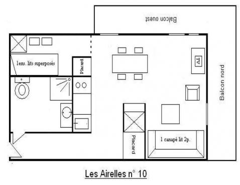 LES AIRELLES/10 - Méribel Centre 1600 