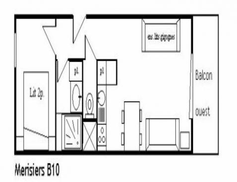 LES MERISIERS/210 - Méribel Centre 1600 
