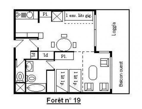 LA FORET/19 - Méribel Centre 1600 