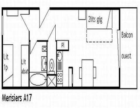 LES MERISIERS/117 - Méribel Centre 1600 
