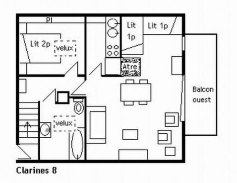 LES CLARINES/8 - Méribel Centre 1600 