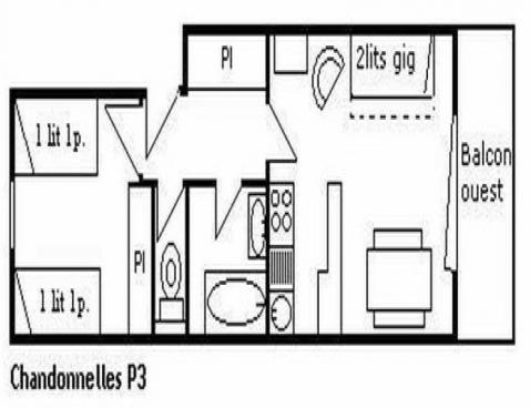 LES CHANDONNELLES II/103 - Méribel Centre 1600 