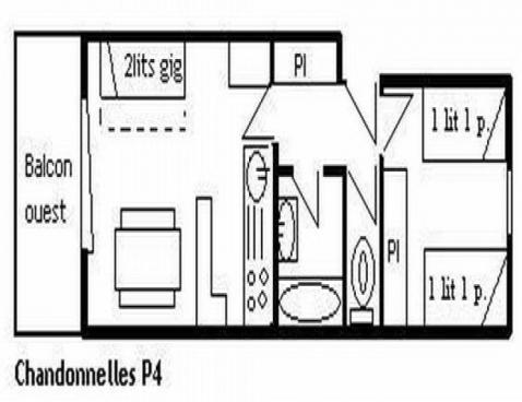 LES CHANDONNELLES II/104 - Méribel Centre 1600 