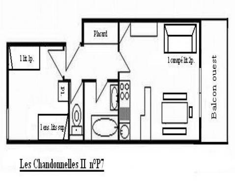 LES CHANDONNELLES II/107 - Méribel Centre 1600 