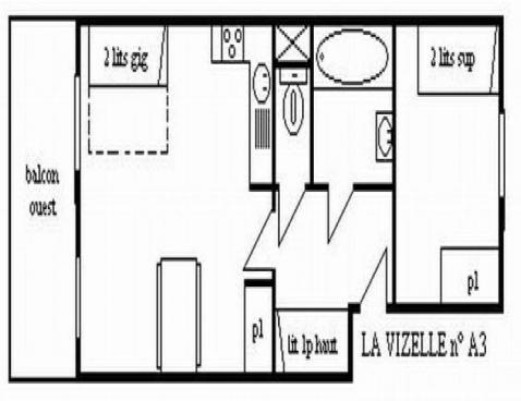 LA VIZELLE/103 - Méribel Centre 1600 