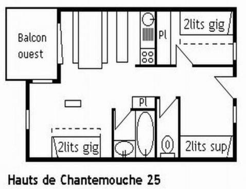 HAUTS DE CHANTEMOUCHE/25 - Méribel Centre 1600 
