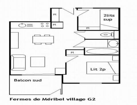 FERMES DE MERIBEL VILLAGE/2 - Méribel Village 1400
