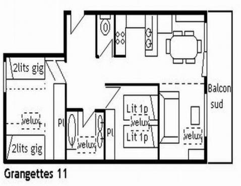 LES GRANGETTES/11 - Méribel Centre 1600 