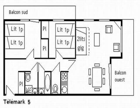 LE TELEMARK/5 - Méribel Centre 1600 