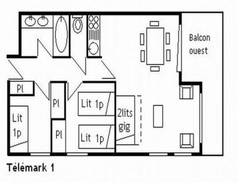 LE TELEMARK/1 - Méribel Centre 1600 