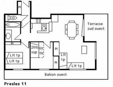 LES PRESLES/11 - Méribel Centre 1600 