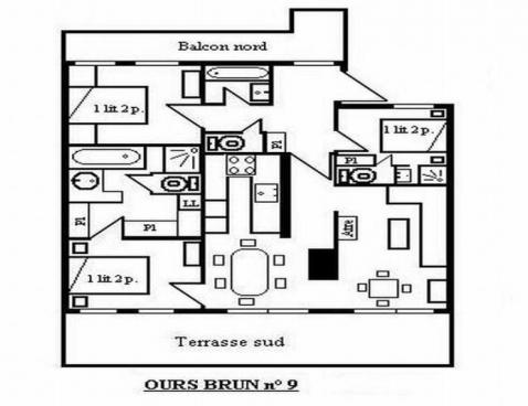 L'OURS BRUN/9 - Méribel Centre 1600 