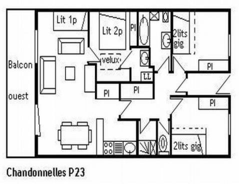 LES CHANDONNELLES II/123 - Méribel Centre 1600 