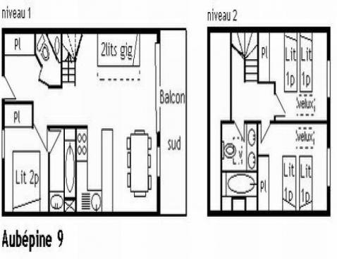 AUBEPINE/9 - Méribel Centre 1600 