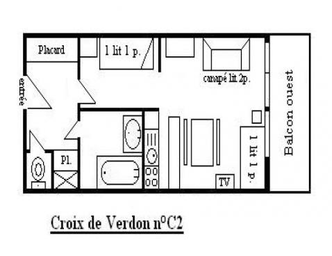 LA CROIX DE VERDON/302 - Méribel Centre 1600 