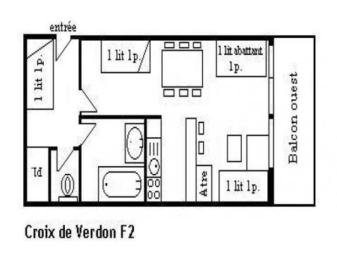 LA CROIX DE VERDON/602 - Méribel Centre 1600 