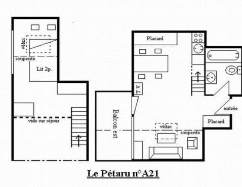 LE PETARU/121 - Méribel Centre 1600 
