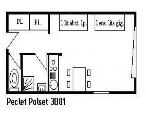 POLSET - EN GARNET/281 - Méribel Centre 1600 