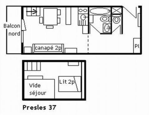 LES PRESLES/37 - Méribel Centre 1600 