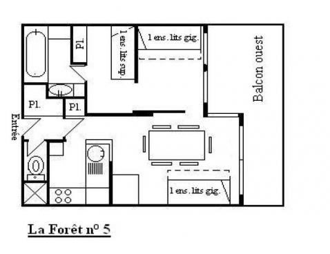 LA FORET/5 - Méribel Centre 1600 