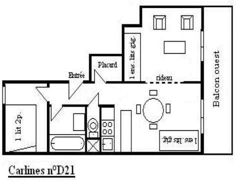 LES CARLINES/121 - Méribel Centre 1600 
