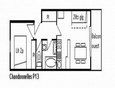 LES CHANDONNELLES II/113 - Méribel Centre 1600 