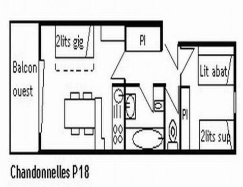 LES CHANDONNELLES II/118 - Méribel Centre 1600 