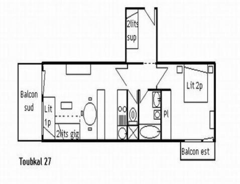 LE TOUBKAL/27 - Méribel Centre 1600 