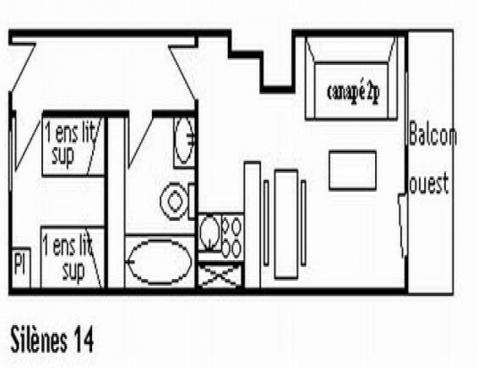 LES SILENES/14 - Méribel Centre 1600 