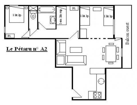 LE PETARU/102 - Méribel Centre 1600 