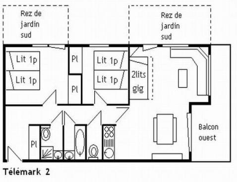 LE TELEMARK/2 - Méribel Centre 1600 