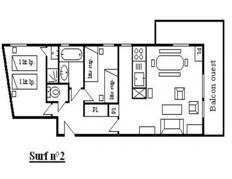 LE SURF/2 - Méribel Centre 1600 