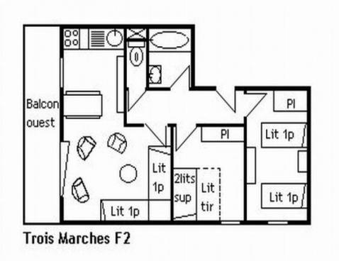 LES TROIS MARCHES/602 - Méribel Centre 1600 