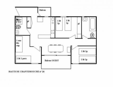 HAUTS DE CHANTEMOUCHE/26 - Méribel Centre 1600 
