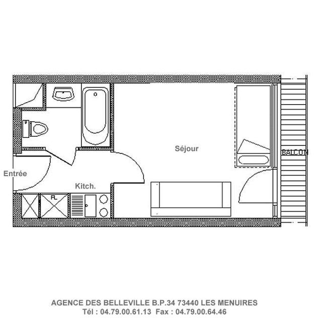 travelski home choice - Appartements CHAVIERE - Les Menuires Croisette