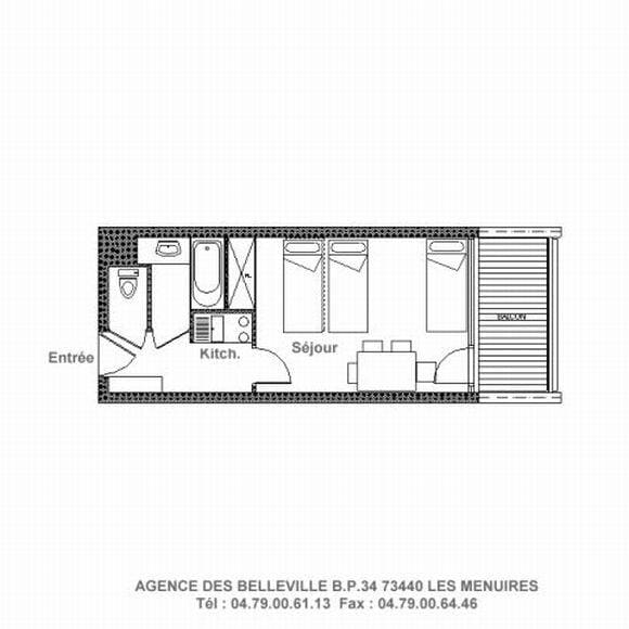 travelski home choice - Appartements CHAVIERE - Les Menuires Croisette